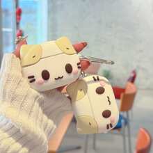 兼容苹果 Pro 2，可爱卡通猫耳耳机保护套，也适用于 Air 4 代和 Pro 3 保护套 - 彩色 - 查看 6