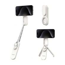 TELESIN TELEISN 迷你磁吸智能手机变焦遥控自拍杆三脚架，适用于 17/16/15/14/13 Pro/Promax 智能手机支架无线遥控自拍杆 - 查看 1