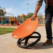 Sensory Rotating Chair With Grip Design, Non-Slip Metal Base, Improves Balance And Coordination, Specially Designed For Training And Rehabilitation, Indoor/Outdoor Use, Essential For Autism - trái cam - Xem 3