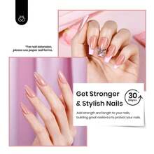 Beetles Builder Gel For Nails-Cover Nude Translucent 8 In 1 Nail Thickening Strengthening Building Apex - 1pcs 15ml Natural Brown - View 5