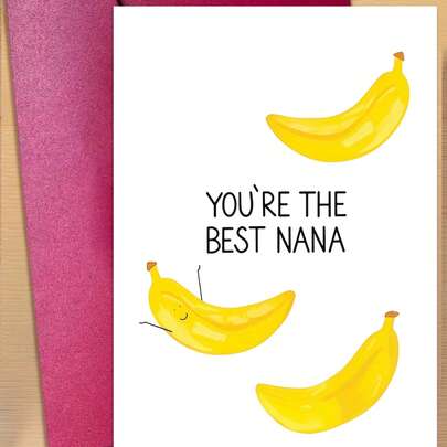1 Greeting Card For Grandma - Funny & Creative "You Are The Best Grandma" Card With Envelope
