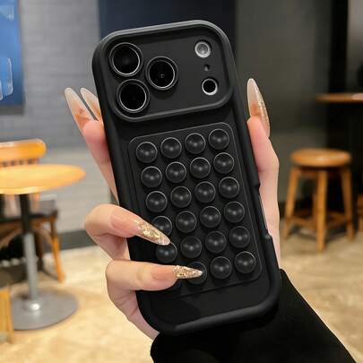  Custodia per telefono Vouvi 2-in-1 in silicone antiscivolo con ventosa, adatta per iPhone 17 16 15 14 13 12 11 Pro Max, custodia per telefono con ventosa di colore solido, adatta per iPhone 17 Air 14 15 16 Plus e accessori