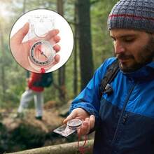 Multifunctional Waterproof Navigation Compass With Map Ruler And Magnifier For Hiking Exploration Outdoor Map Reading - 1 - View 5