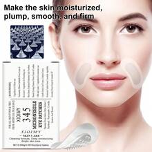 Xioimy 2片装 345 玻尿酸、烟酰胺、泛醇微针眼膜，适用于眼部、面部和鼻部，强效补水、紧致肌肤、提亮肤色，微针贴片，眼膜，针长<0.25毫米 - 數量 - 查看 7