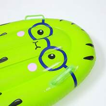 1pc Inflatable Fruit Floating Row, Cute Cartoon Strawberry, Kiwi, Pineapple Design, With Handle Lounge Chair - Multicolor - View 6