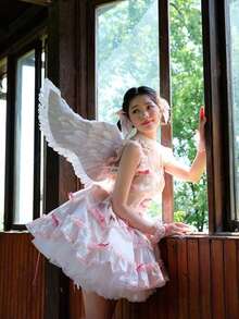 Lolita Dresses - Ballet Pink JSK Overalls - View 4