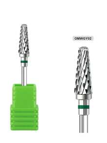 1pc Tungsten Steel Nail Cuticle Drill Bits Carbide Rotate Electric Ceramic Milling Cutter For Manicure Gel Polish Remover Nail Supplies Tools - Silver - View 8