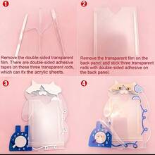 1 khung ảnh acrylic, thích hợp để trưng bày và sưu tầm ảnh theo mùa, một vật trưng bày ảnh thời trang tức thì, lý tưởng làm quà tặng cho mèo, chó hoặc quà sinh nhật. - A - Xem 6