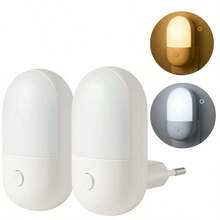 Plug-In Mini LED Wall Lamp For Bedroom Or Living Room, Night Light, Bivolt - Xem 5