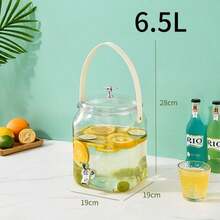 Bộ 3 bình đựng nước lạnh có vòi, dùng đựng đồ uống/nước chanh/trà trái cây/nước ép. - Nhiều màu - Xem 6