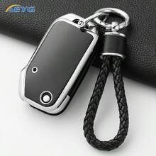 Étui de clé de voiture pliable en TPU pour KIA Sportage R Stinger GT Sorento Ceed CD Cerato Forte 2019 Porte-clés Accessoires - Modèle Kia F - Voir 10