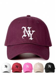 1pc Outdoor Gothic Letter NY Embroidered Adjustable Baseball Cap, Casual Sun Protection Hat Suitable For Spring/Autumn Travel, Versatile Sunshade Hat For Men, Y2K Style - Baseball Cap - View 10