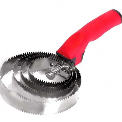 1pc Reversible Stainless Steel Curry Comb - Pet Grooming Brush For Horses, Dogs, Cats, Sheep & More - Soft Touch Handle, Ideal For Daily Grooming & Sensitive Pets - Perfect Gift For Animal Lovers