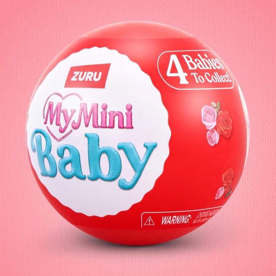 ZURU 5 Surprise My Mini Baby Sweet Hearts 系列 1,收藏版神秘膠囊,兒童玩具,逼真迷你嬰兒,遊戲套裝及配件,24/72 小時送達 - 彩色 - 查看 1