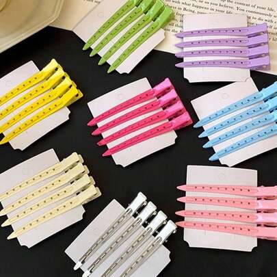 10-20 delar metall hårnålsset lämplig för styling, sektionering, salong, klippning av rot, gallring, gör-det-själv håraccessoarer, hårrot fluffigt klämma hår fluffigt magiskt hårklämma utan spår fransar ankmunn hårnål hårstylingområde positioneringsklämma