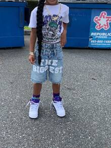 Y2K Style T-Shirt With Vintage Skull Print In Purple And Green - Textured, Soft And Breathable, Short-Sleeve T-Shirt - 白色 - 查看 1