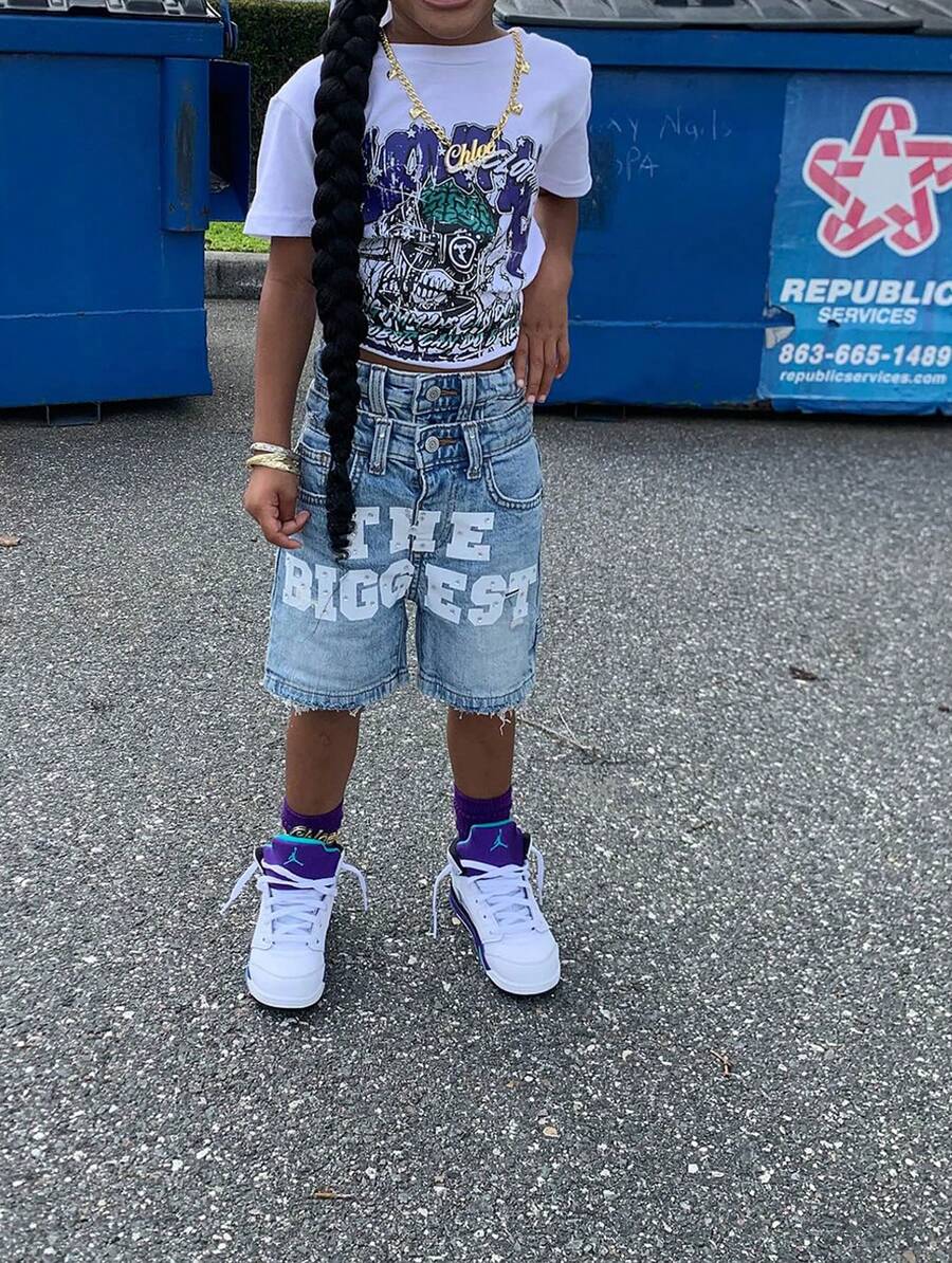Y2K Style T-Shirt With Vintage Skull Print In Purple And Green - Textured, Soft And Breathable, Short-Sleeve T-Shirt - 白色 - 查看 1