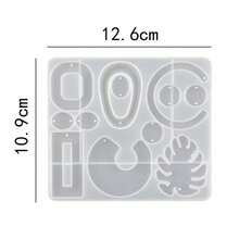 SMI Fine Earrings For Women Earring Resin Molds Epoxy Resin Silicone Jewelry Mold With Hole Casting Molds In Various Shapes And Sizes For Earring Making DIY - Multicolor - View 8