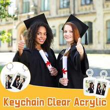 100 chiếc móc khóa khung ảnh acrylic trong suốt - Khung hình chữ nhật tự làm với vòng mở, phù hợp với ảnh kích thước 1.3x1.8 inch - Tuyệt vời để trang trí nhà cửa, làm quà tặng, dùng để chèn ảnh, làm móc khóa. - A - Xem 6