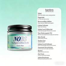 Nano Hydroxyapatite Toothpaste Tablets | Fluoride-Free & Plastic-Free Formula For Clean Teeth | Travel-Size, 1 Month Supply - B - 查看 5