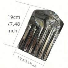 6pcs Precision Tweezers Set, Suitable For DIY, Succulent Plant Care, Scrapbooking, Repair Tool Kit, Includes Straight And Angled Tweezers, Applicable For Gardening, Household, Various Sizes, Professional/Sensitive Equipment Operation Tool Kit - Multicolor - View 5