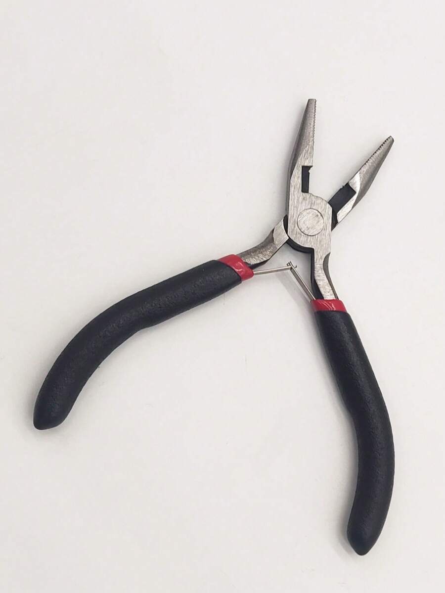 Kìm mũi nhọn mini, kìm mũi nhọn đa năng, tay cầm chống trượt có lò xo, kìm xâu hạt thủ công, dụng cụ sửa chữa điện gia dụng tự chế. - kìm - Xem 1