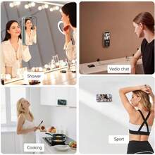 Magnetic Sticky Phone ,Silicone Suction Phone Case Adhesive Mount Compatible For IPhone & Android - trắng - Xem 2