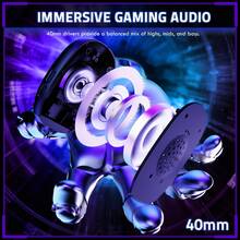 ATTACK SHARK L80PRO Wireless Gaming Headset Lightseed Tech- Built-In&Detachable Dual Microphone-Lightweight Headphone With Tri-Mode(2.4GHz USB C&A Dongle/BT/Wired) - View 6