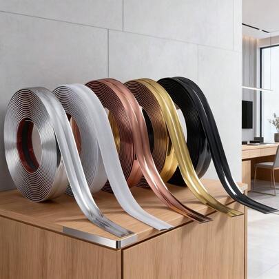 1 Peça Fita Decorativa Autoadesiva, Tira de Proteção de Parede PVC para Proteção de Cantos de Parede e Bordas de Azulejos Faixa decorativa para decoração de bordas de mesa e cantos de teto