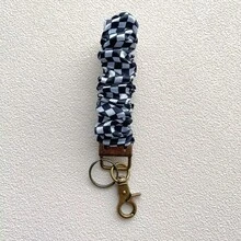 Keychain, Scrunchie Keychain, Coil Bracelet Keychain, Multifunctional Fabric New Elastic Scrunchie Keychain - Multicolor - View 10