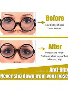 10pcs Soft Silicone Nose Pads - Anti-Slip Enhanced Air Chamber, Fit For All Plastic Frames, Concave-Convex D-Shaped Nose Pads, Eyeglasses Accessories, Odorless Eye Care Accessories - Multicolor 4 - View 5