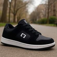 Men's Tennis Shoes, Women's Tennis Shoes, Unisex Casual Tennis Shoes, Gender-Neutral Comfortable Sneakers, On - 黑色 白色 - 查看 3