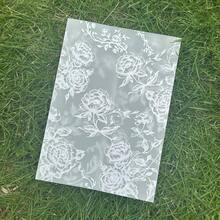 60个/套 5英寸X7英寸婚礼请柬透明布套，透明纸衬里信封，适用于婚礼、婴儿派对、生日、母亲节派对（玫瑰色） - 長方形 - 查看 8