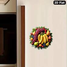 Nam châm tủ lạnh hình trái cây 2D bằng acrylic (chuối, nho, dâu tây, anh đào, việt quất), kích thước 3.15 inch, thích hợp làm quà tặng cho người yêu thích ẩm thực và các buổi họp mặt gia đình, phù hợp cho Giáng sinh, Lễ Tạ ơn, Lễ Phục sinh. - nhiều màu - Xem 5
