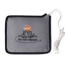 Pet Bed Warmer Turn Any Pet Bed Into a Heated Cat or Dog Bed Waterproof Indoor Heated Warming Pad Insert Automatic Temperature Safety Listed - Small 10.25 X 9.25in Gray - Pequeño - Ver 2