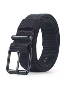 男士尼龙帆布腰带三件套，休闲百搭针扣皮带，学生青年工装裤腰带 - A - 查看 5
