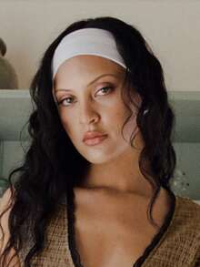 2pcs Women's Minimalist Elegant White & Black Headbands, Suitable For Daily Wear In Spring And Summer - Multicolor - View 5