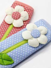 2pcs Floral Pattern Refrigerator Handle Dust Cover, Cute Floral Fabric Refrigerator Handle Protector, Suitable For Refrigerator, Cabinet, Wardrobe, Oven And Other Scenarios, Applicable To Kitchen, Bedroom And Other Scenes, Refrigerator Door Handle Cover, Refrigerator Handle Sleeve - Multicolor - View 9