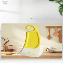 Flexible Kitchen Scraper Tool Oil Stain Cleaner For Pot Pan Stove Top - 黃色 - 查看 4