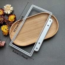 1 khuôn cắt kim loại hình chữ nhật, khuôn dập nổi, thích hợp cho các sản phẩm thủ công mỹ nghệ, khuôn cắt thiệp, phong bì, thiệp album ảnh, đồ thủ công bằng giấy dập nổi, con dấu album ảnh. - A - Xem 10