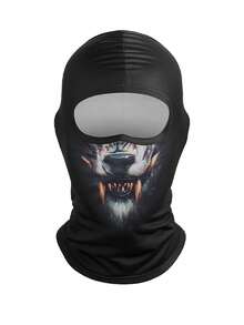 Mặt nạ in hình động vật 3D unisex (1 cái/2 cái), mũ đội đầu thể thao dưới nước ngoài trời, chống tia UV (mèo, chó), thích hợp sử dụng hàng ngày, du lịch, leo núi, trượt tuyết, đạp xe, câu cá. - Nhiều màu - Xem 8