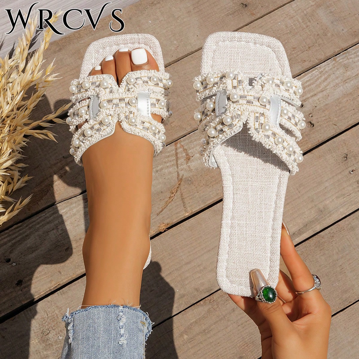 Sandalias planas bordadas de estilo bohemio para mujer, sandalias con estampado de patrones para fiestas, vacaciones, uso al aire libre y atuendos de