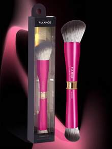 MAANGE 1/13/16/18件套铝管化妆刷套装，带收纳盒，包含粉底刷、腮红刷、散粉刷、修容刷、高光刷、眼影刷、遮瑕刷和鼻影刷，女士旅行化妆工具礼盒套装 - 玫紅色 - 查看 6