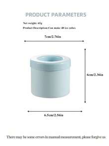 Molde de cubitos de hielo de silicona, molde de hielo exprimible, fabricante de hielo mini para el hogar - Multicolor - Ver 2