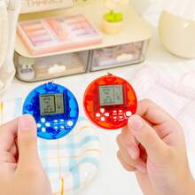 1pc/2pcs/3pcs Mini Handheld PSP Game Console, Multiple Game Modes, Includes Game Console And Keychain, Children's Educational Casual Pendant Toy, Improves Finger Dexterity And Reaction Speed, Suitable For Backpack Decoration, Birthday Gift, Reward, Key Chain Decor - MultiWarna - View 6