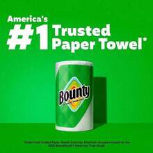 Bounty Paper Towels Select-A-Size White – 1 Mega Roll (164 Sheets/Roll), 2x More Absorbent, Quicker Picker Upper Vs. Leading Brand, Equals 4 Regular Rolls For Fewer Roll Changes - B - Xem 4