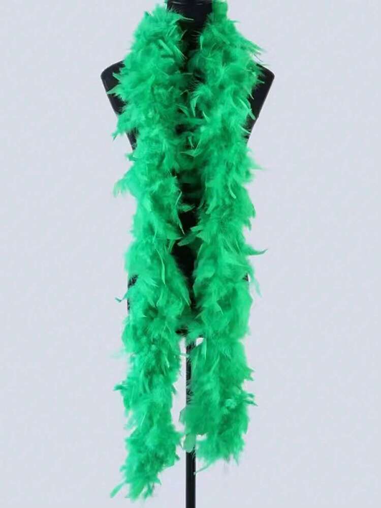 1件人造羽毛围巾，蓬松自然，色彩鲜艳，适合茶会、嘉年华、生日派对、婚礼装饰、拍照道具、舞蹈装扮、DIY手工制作（产品由羽毛制成）。不可避免地会有掉毛现象。介意者请勿购买，以免造成差评。 - 彩色 - 查看 22