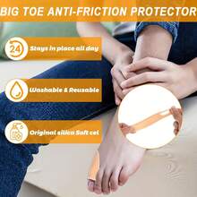 2pcs/4pcs Gel Toe Protectors, Prevent Toe Friction, Anti-Slip, Anti-Shoe Squeeze, Unisex Soft & Comfortable Insoles, Cushioning, Durable Shield, Breathable Material, Foot Care Product, Everyday Wear - View 3