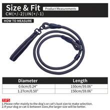 FDOG 1 chiếc xích chữ P bằng nylon cường độ cao, linh hoạt 360 độ, không thắt nút, không gây mài mòn. - màu đen - Xem 7