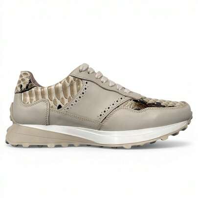 Calzado Extralight® Lujo En Pitton Albino El Lujo Es Calidad